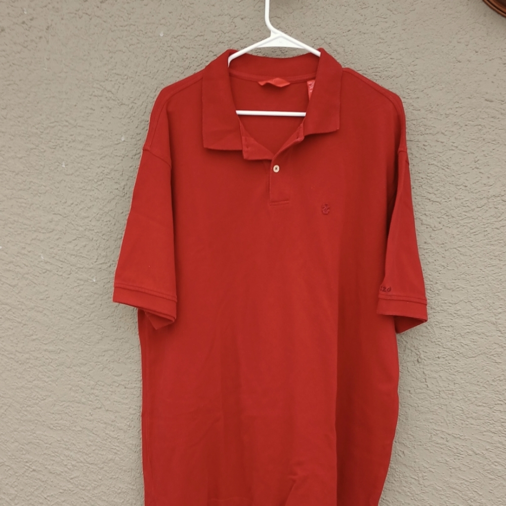 Vintage Izod Polo Shirt Men's Size XL Red Golf Shirt
